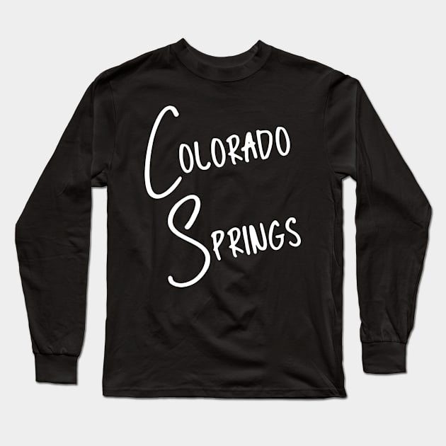 Colorado Springs Long Sleeve T-Shirt by helloshirts